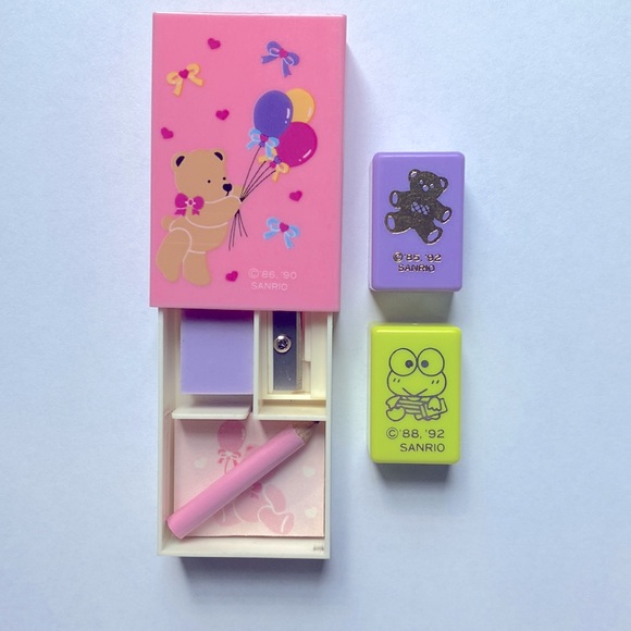 Sanrio Other Vintage Sanrio Twiddle Dee Dee Pencil Sharpener Case W